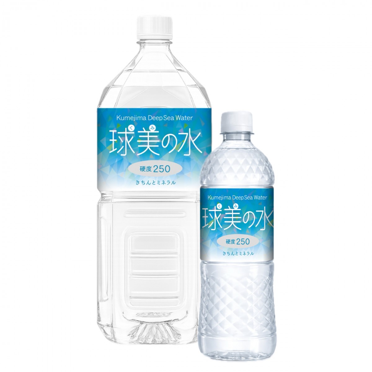 100%海洋深層水を使用した<br>「球美の水」